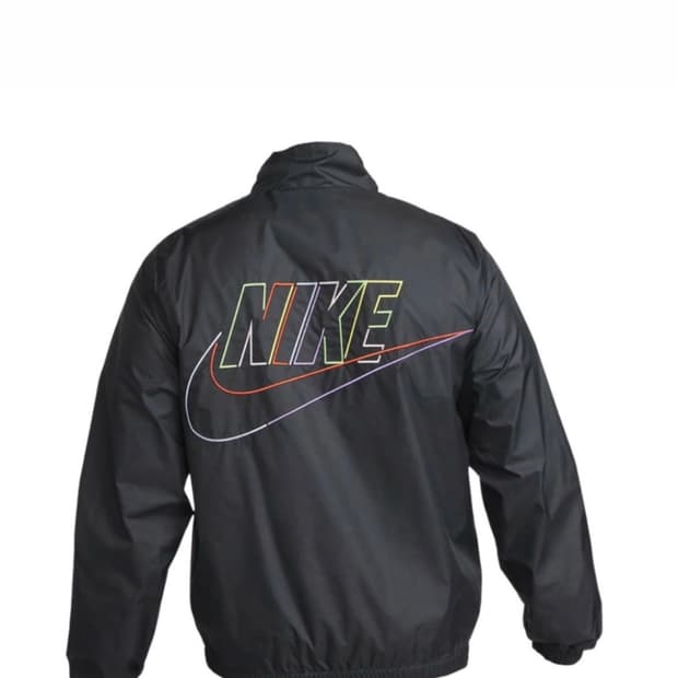나이키 NSW 클럽 풀 집 우븐 자켓 블랙