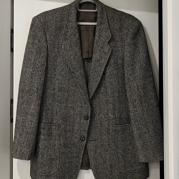 뉴울 100 헤링본 클래식 자켓