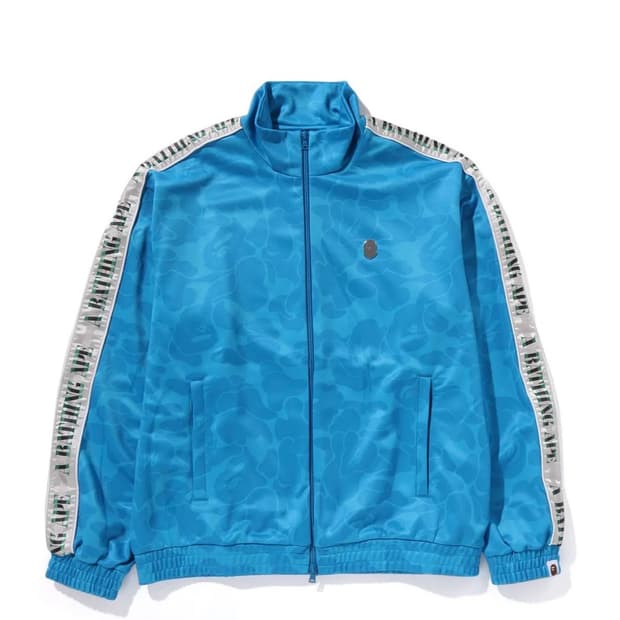 베이프 솔리드 카모 자카드 원 포인트 트랙탑