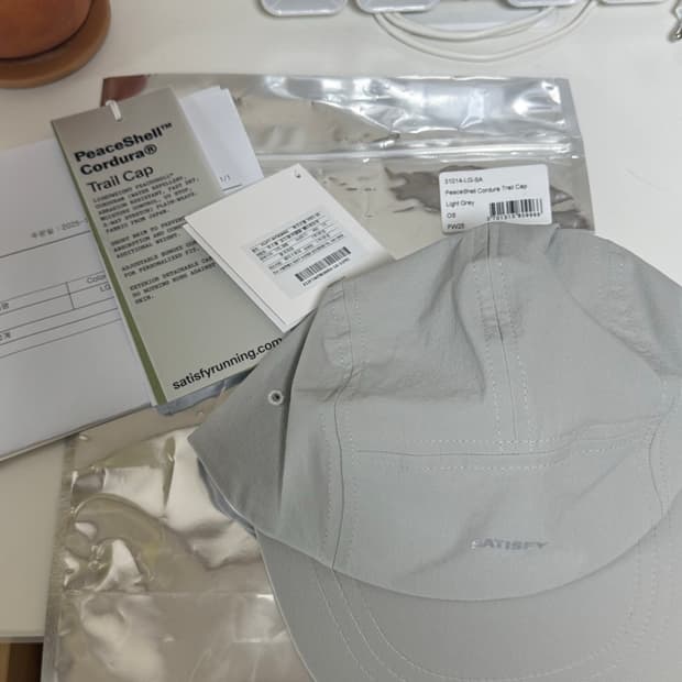 새티스파이 모자 (새상품) 라이트그레이