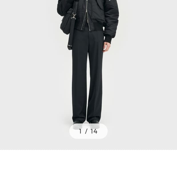 벨리에 랜더 플라이트 자켓 블랙 95