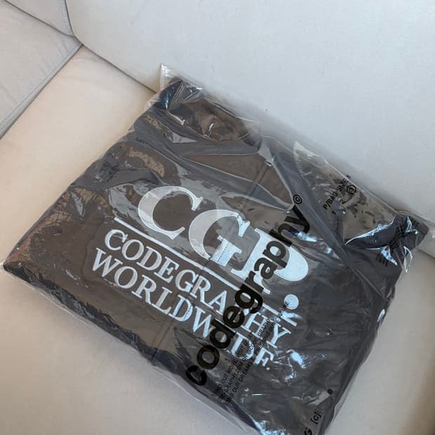 코드그라피 CGP 로고 후드집업 (새상품)