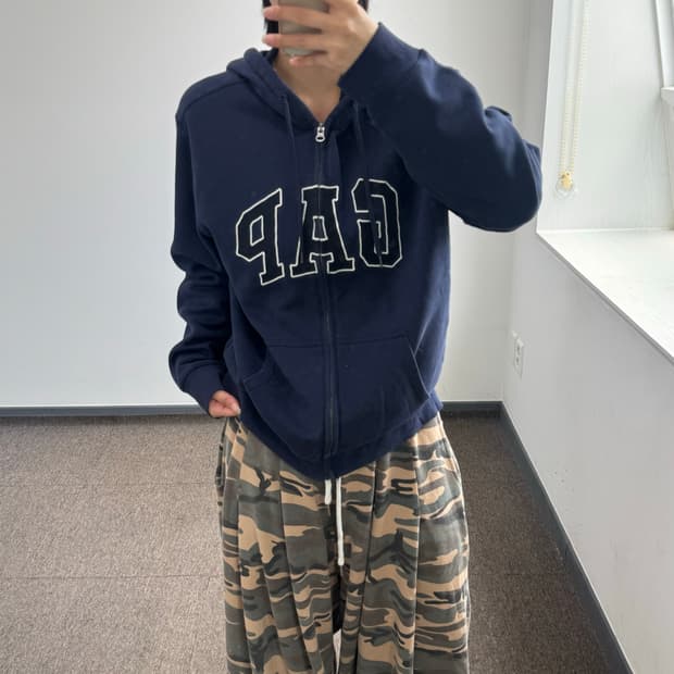 Gap 갭 네이비 후드집업 