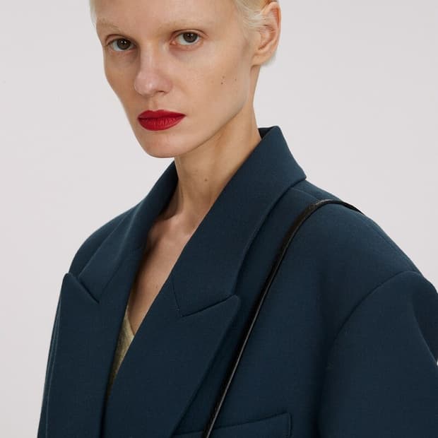 OVERSIZED HOURGLASS BELTED JACKET 