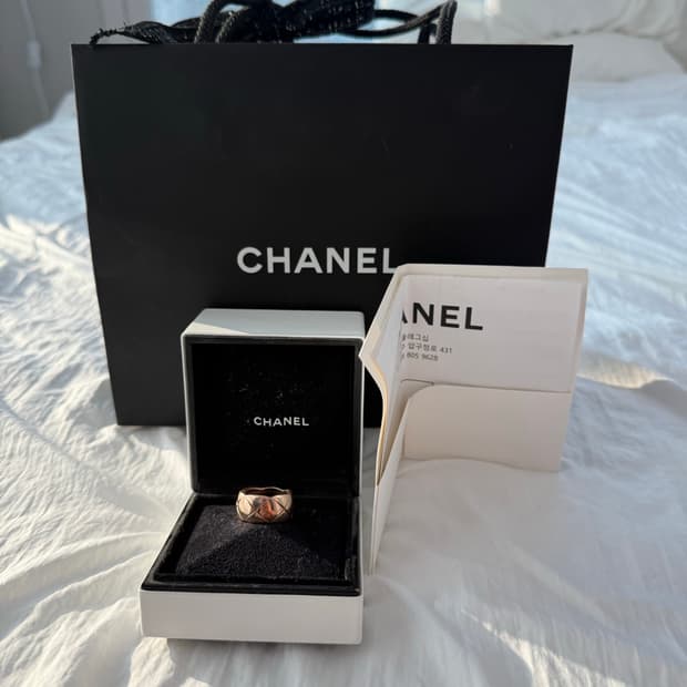 Chanel 코코크러쉬 반지 [ 베이지골드 55 ]