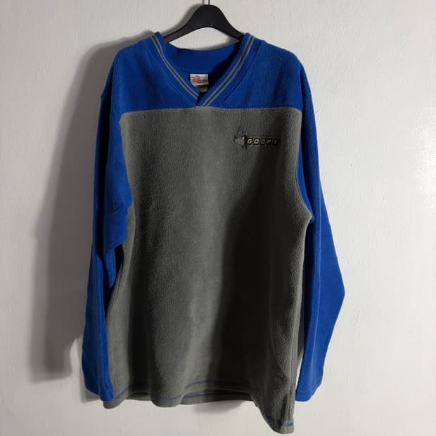 90s 빈티지 디즈니스토어 구피 플리스 스웻셔츠(S)