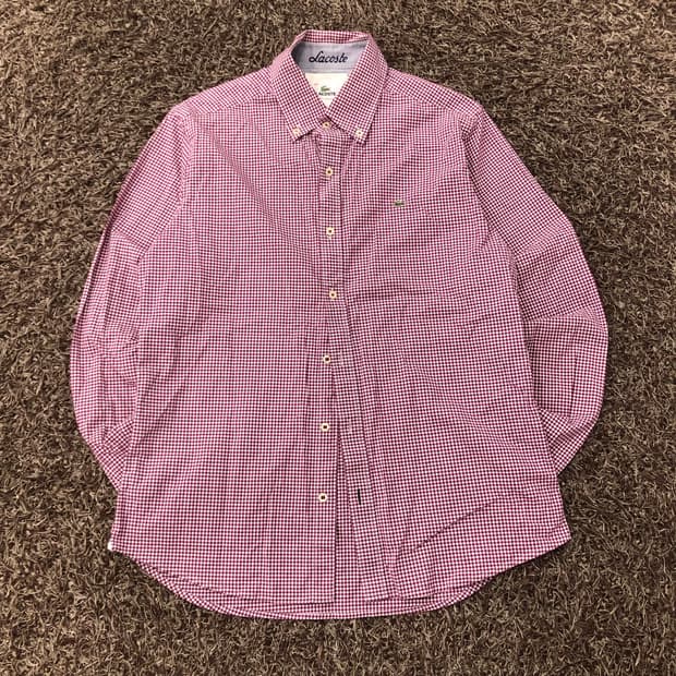 105 라코스테 체크 셔츠