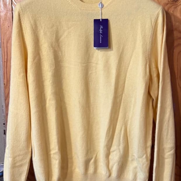 랄프로렌 파플라벨 캐시미어 니트