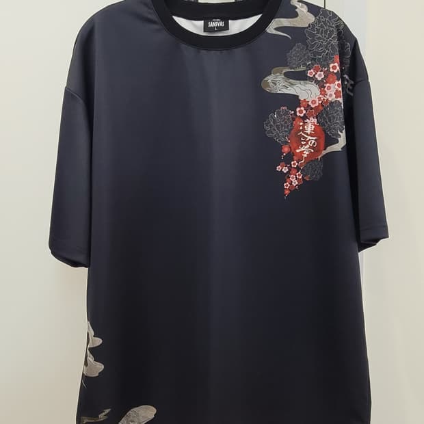 JPN 게이샤 워리어 오버핏 티셔츠 L사이즈 미착용