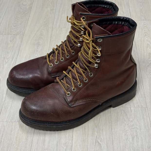 [265] 빈티지 레드윙 스틸토 PT91 로거 부츠 8인치 