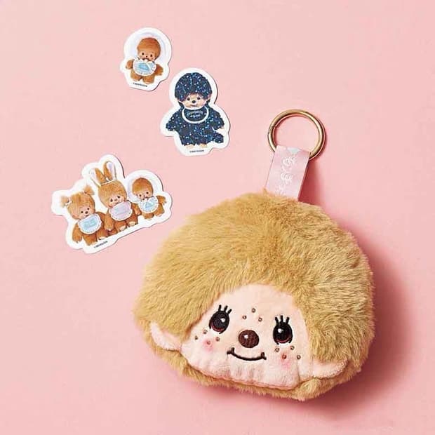 몬치치 부록 키링 동전지갑