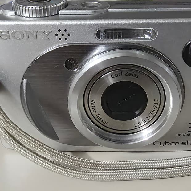 소니 사이버샷 DSC-W1 빈티지 디지털카메라