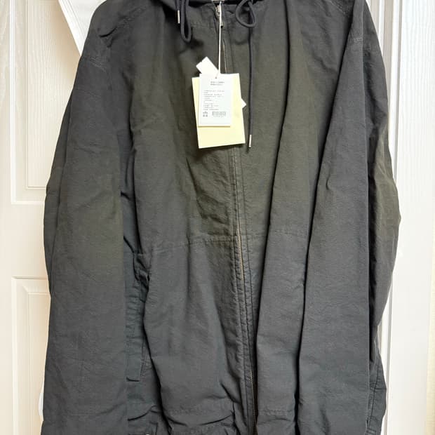 폴리테루 집 후디 파카 유즈드 블랙 3팝니다