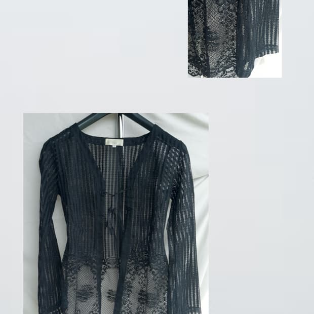 Black Lace Cardigan 블랙 레이스 가디건
