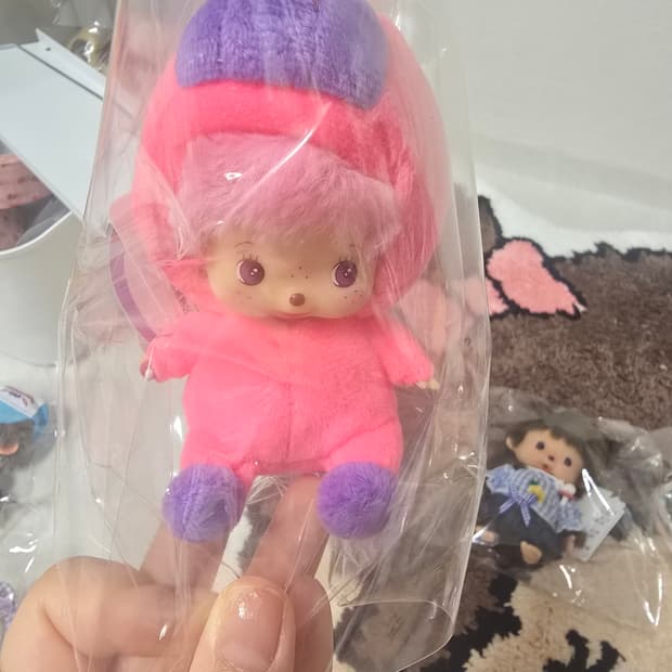 몬치치 베베치치 시나코 콜라보 인형 키링