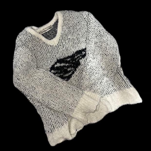 (한소희착용) 더오픈프로덕트(openyy) 새턴 자카드 스웨터