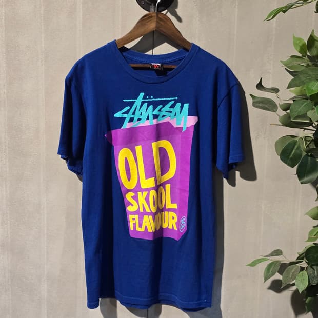 STUSSY OLD SKOOL FLAVOUR 반팔티