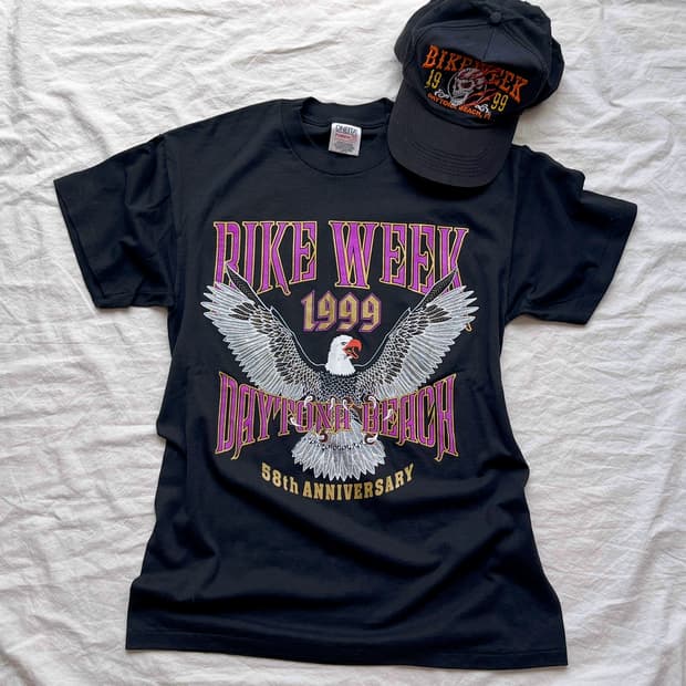 1999 데이토나 Bike Week 58주년 기념 티셔츠