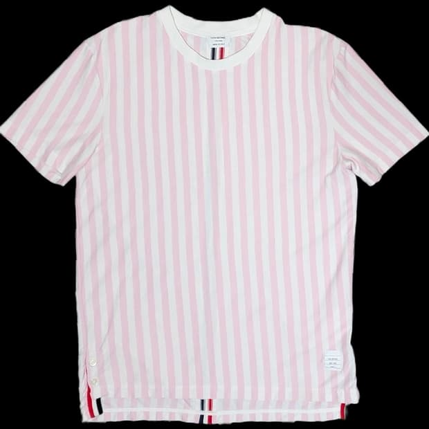 톰브라운 스트라이프 삼선 반팔티 
