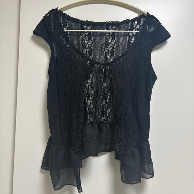 고스로리 고딕펑크 레이스 볼레로 