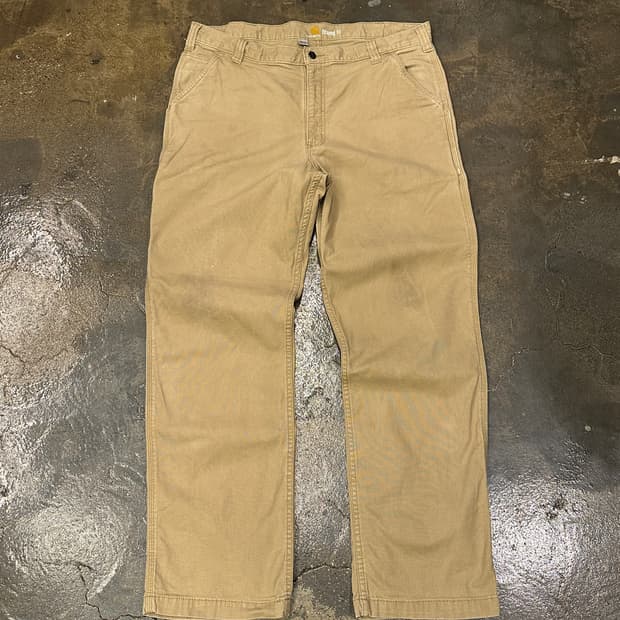 칼하트 릴랙스핏 베이지 카펜터 코튼팬츠 38x32