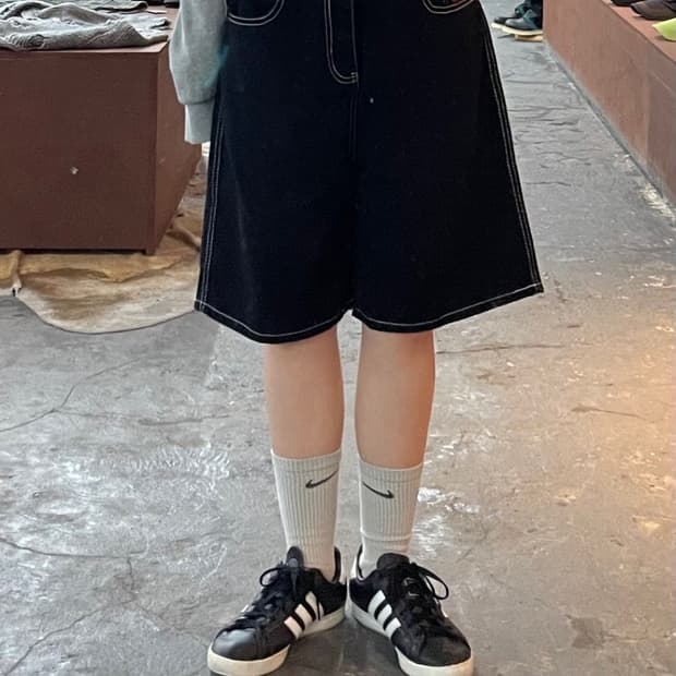 진코 데님 반바지 H589