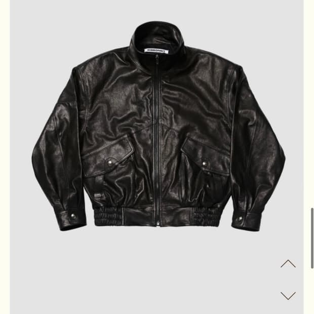 리본빛 fitz 레더자켓