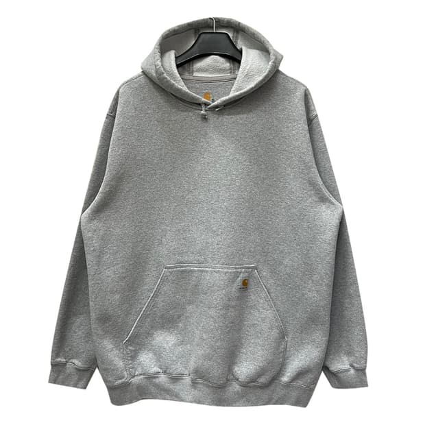 칼하트 오리지날핏 미드웨이트 스펠아웃 그레이 후드티 XL