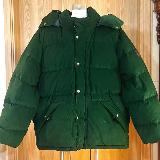 폴로 랄프로렌 코듀로이 다운 XL