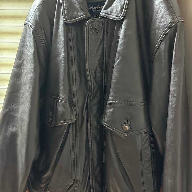 90s 입생로랑 빈티지 산양(염소)가죽 자켓