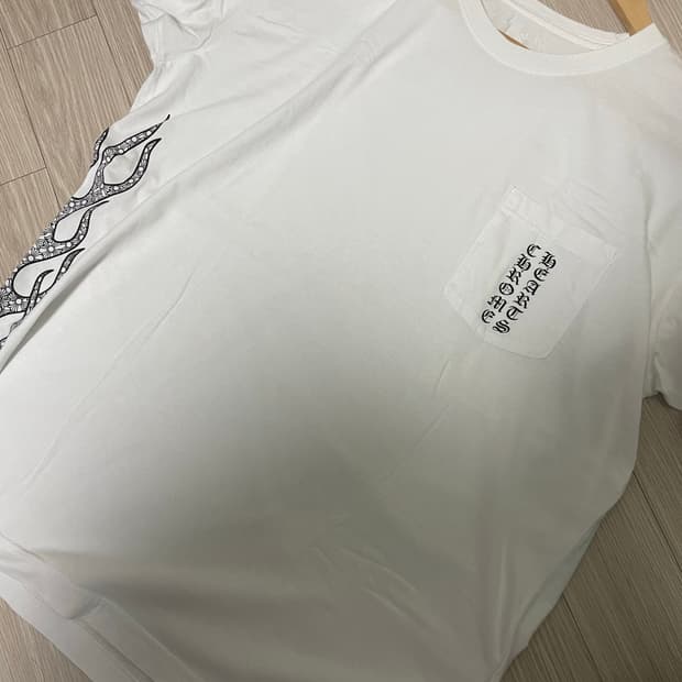 크롬하츠 포켓 반팔 티셔츠 XL