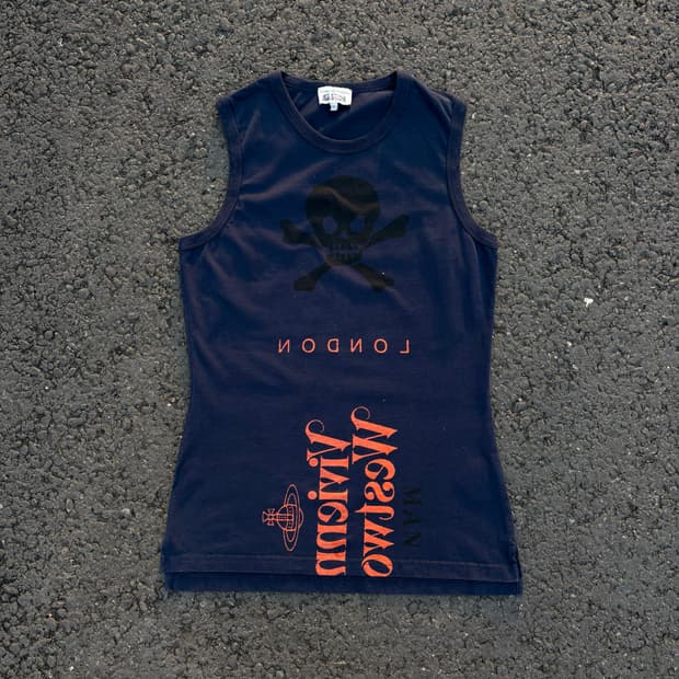 Vivienne Westwood 해골 로고 슬리브리스
