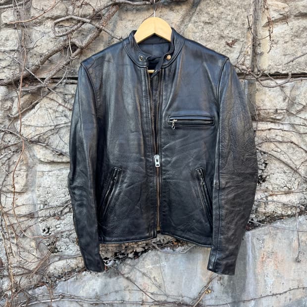Vanson 타입 b 싱글라이더 가죽 자켓 36