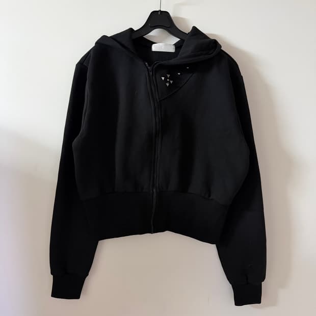 새상품 여자 찡 기모 후드집업