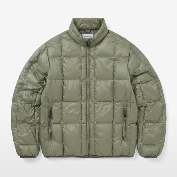 디스이즈네버댓 퍼텍스 라이트 다운 자켓 다크 세이지