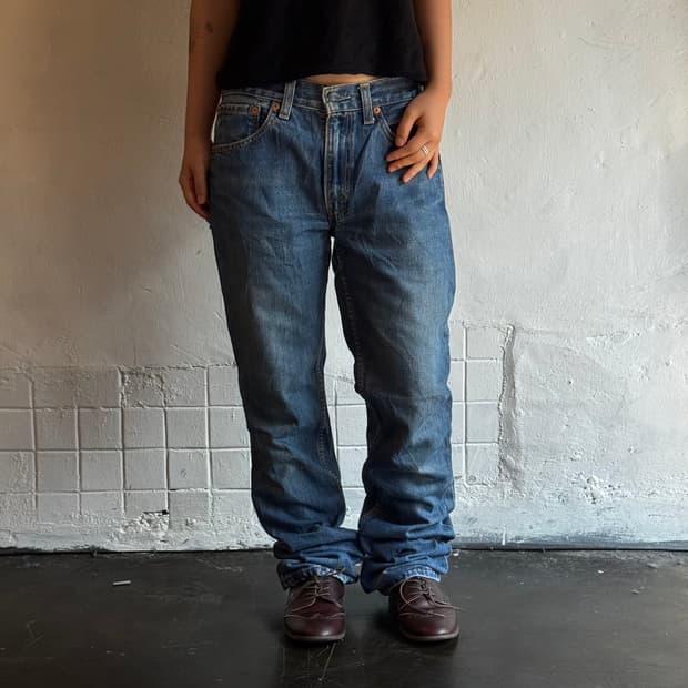 Levi’s 595 중청 빈티지 데님
