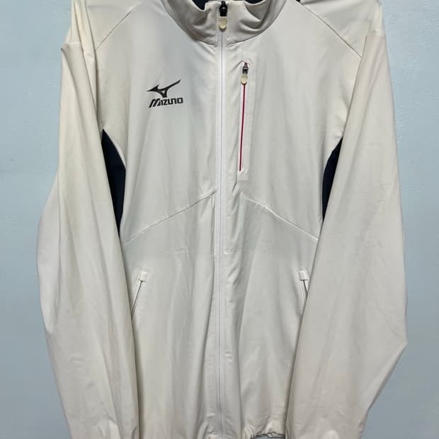 미즈노 아이보리  바람막이 집업자켓
