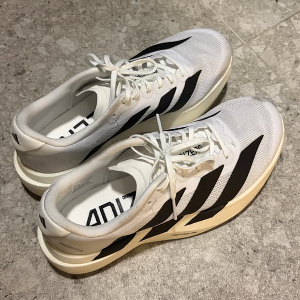 아디다스 런닝화 아디제로 EVO 화이트 블랙 245