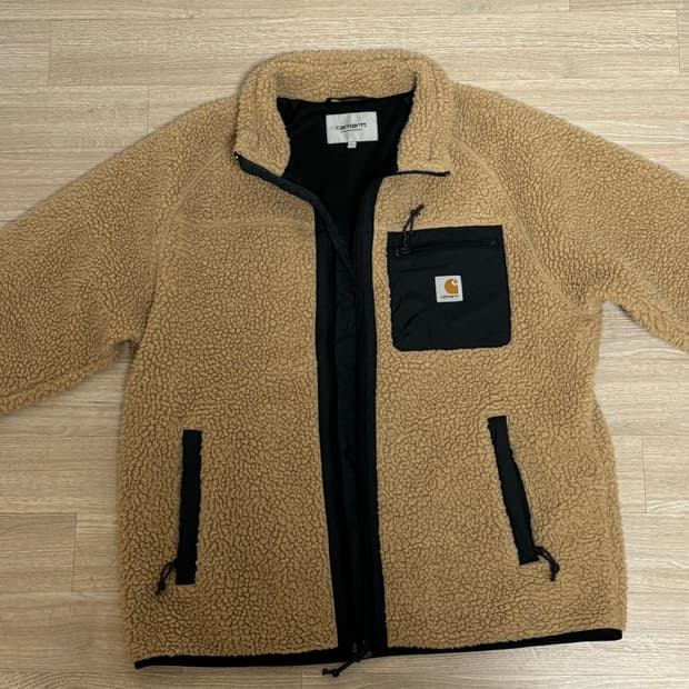 칼하트 wip 프렌티스 라이너 플리스 브라운 L