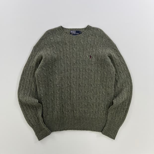 폴로 랄프로렌 쉐틀랜드 케이블 니트