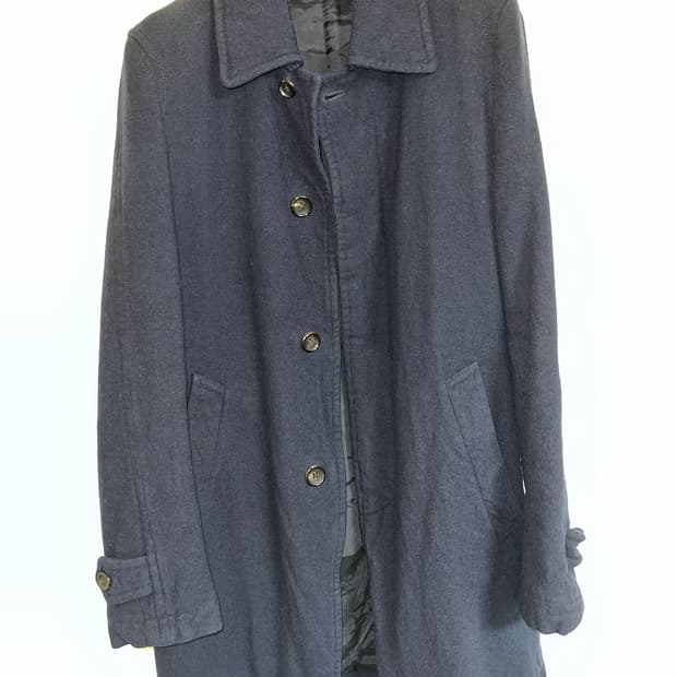 꼼데가르송 옴므 듀스 축융 울 코트 AD2019