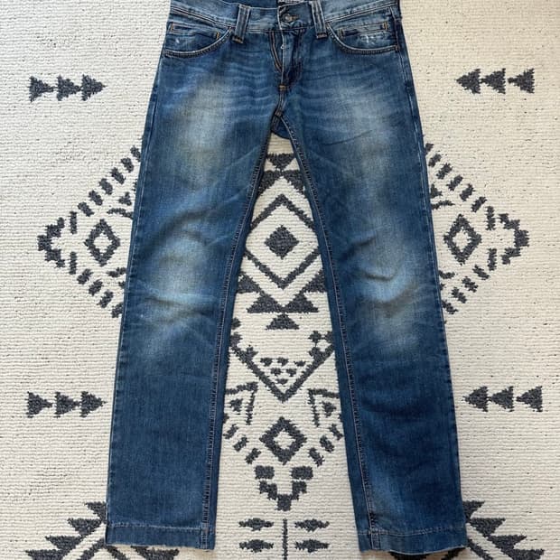 Dolce & Gabbana 12 SLIM 워싱 데님 팬츠