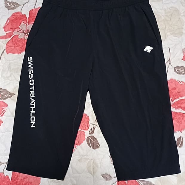 데상트 냉감기능성 얇은7부런닝반바지 33인치 기장68