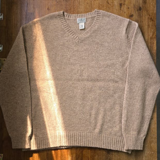 L.L.Bean 엘엘빈 셔틀랜드 울 100% 니트 