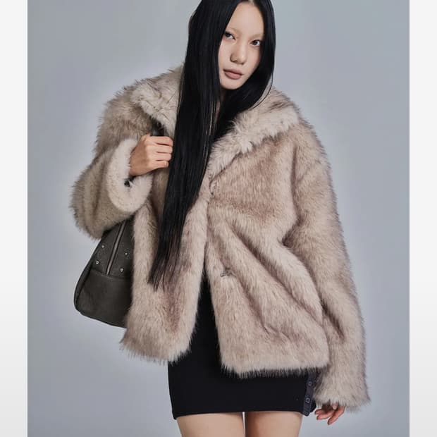 애즈온 비비 퍼자켓 아이보리