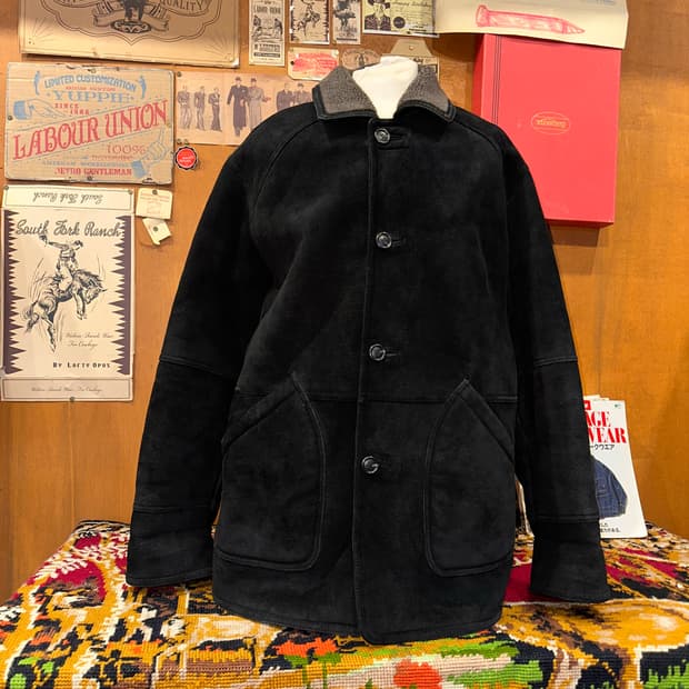 ( XL-2XL ) 세무자켓 가죽자켓 레더자켓 워크웨어 아메카지