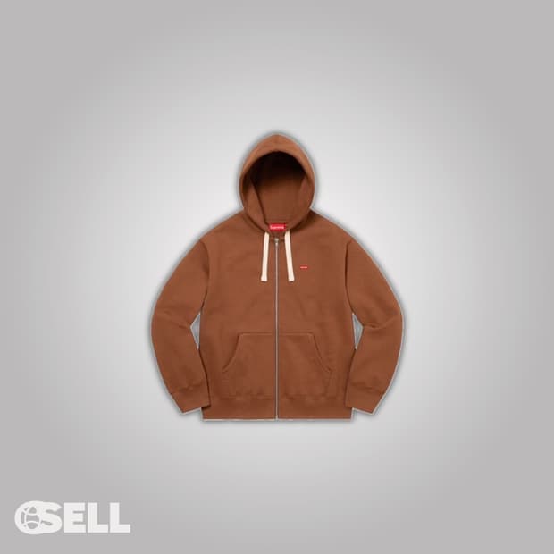 슈프림 브라운 후드집업