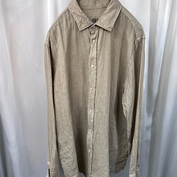 zara linen shirt 