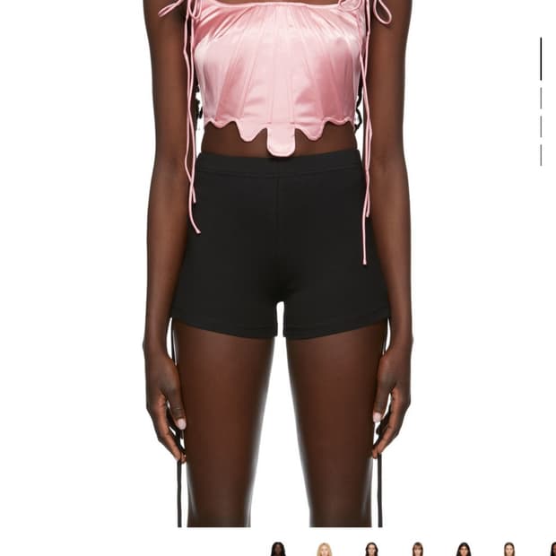 nodress pink satin shell corset 