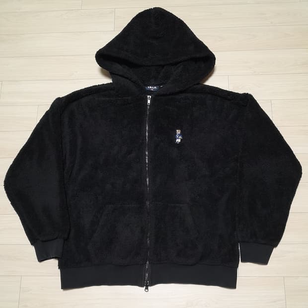 💥예일 후리스 집업 후드 블랙 (XL)
